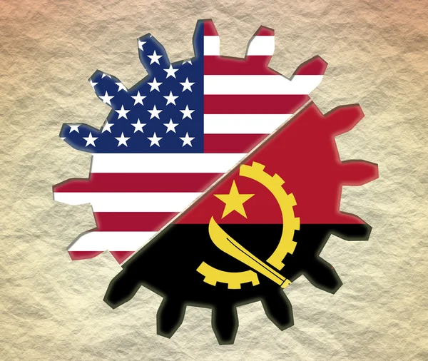 Отношения США и Анголы — стоковое фото