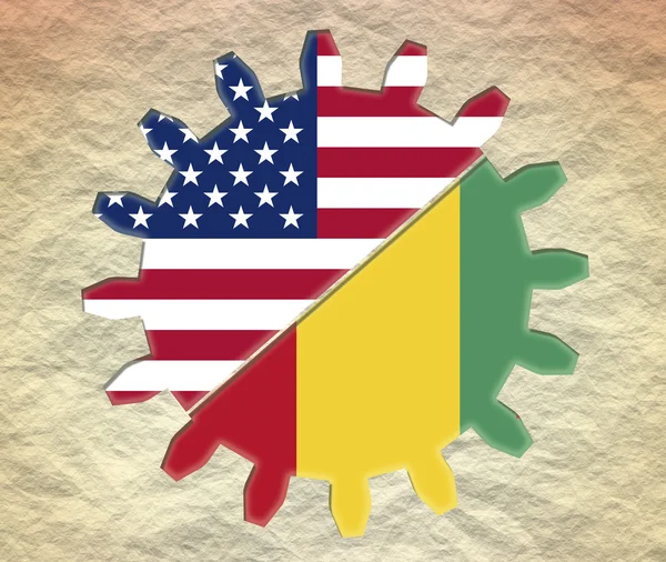 Relaciones entre Estados Unidos y Guinea — Foto de Stock