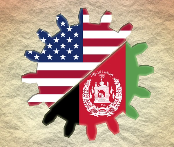 Usa and afghanistan relationships — Stock Photo, Image