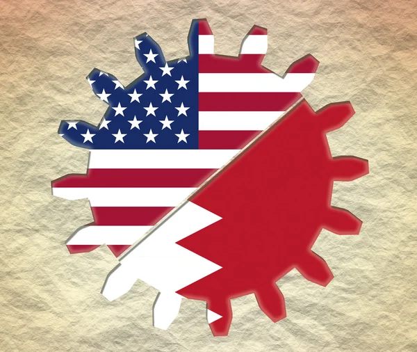 VS en qatar relaties — Stockfoto
