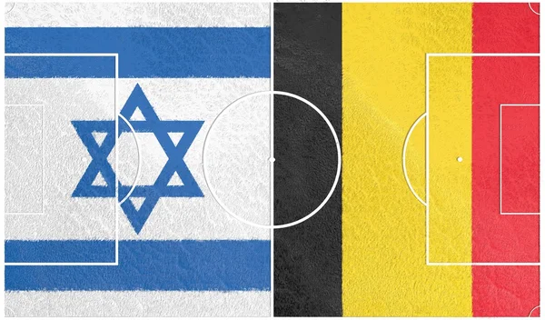 Israel vs belgium europe championship 2016 — Stock Photo, Image