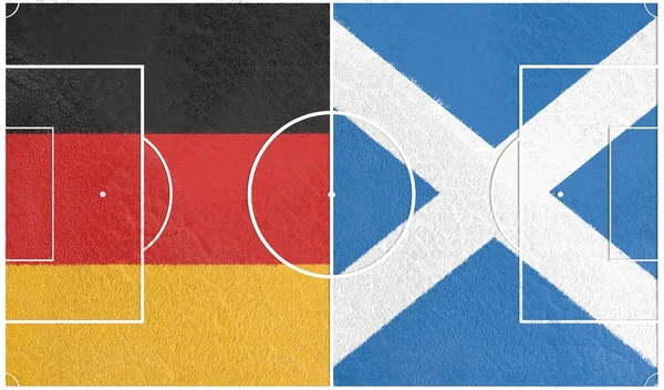 Alemania vs Escocia Campeonato de Europa 2016 —  Fotos de Stock