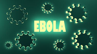 Ebola neon Parlatıcı metin