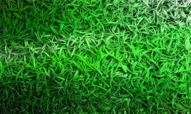 Soyut 3D yeşil çimen. Doğal arkaplan dokusu.