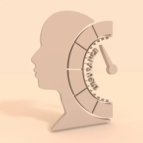 Verzekeringsniveaumeter. Economie en financieel concept — Stockfoto