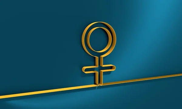 Zodíaco y símbolo astrológico del planeta Venus — Foto de Stock