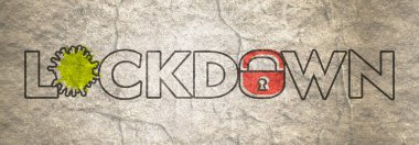 Koronavirüsün yayılmasını önlemek için kilit altına alındı..