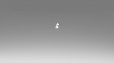 Ram Zodyak sembolü simgesi. Noktalar birbirine bağlı çizgiler