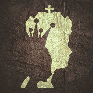 Bir erkeğin gölgesindeki kadın. Kraliçe ve kral