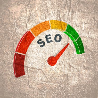 Ok ile kırmızı yeşil renk ölçeğiyle.