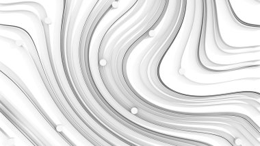 Çizgili veya eğri çizgili soyut arkaplan. 3 Boyutlu Hazırlama