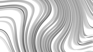 Çizgili veya eğri çizgili soyut arkaplan. 3 Boyutlu Hazırlama