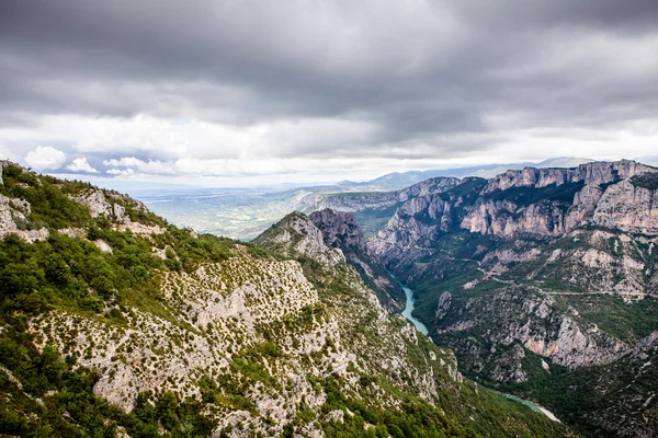 Canyon de Verdon, the Verdon Gorge,  France, Provence — Stock Photo, Image