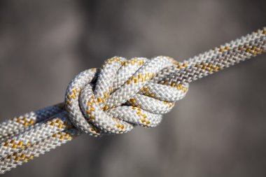 Emanet knot, beyaz ip
