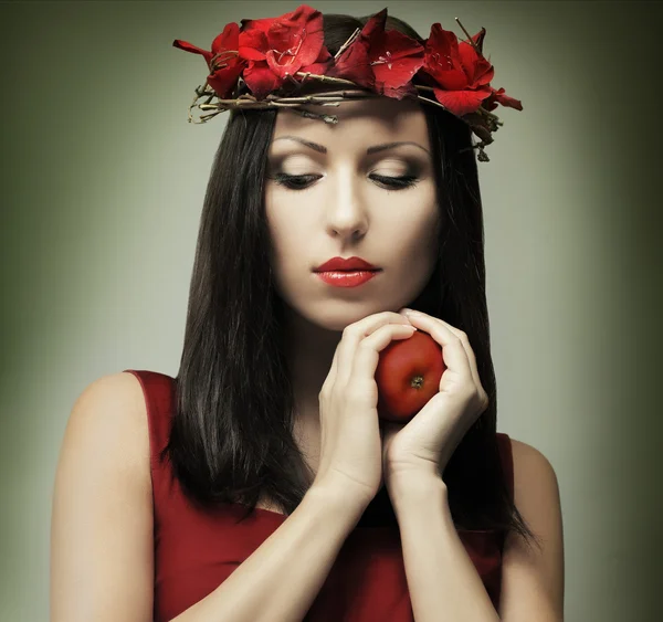 Mulher de moda - tentação — Fotografia de Stock