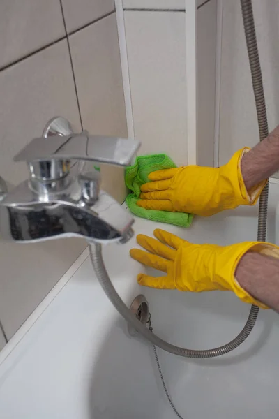 Cleaning Bathroom Hygiene Cleanliness Concept — Stock Photo, Image