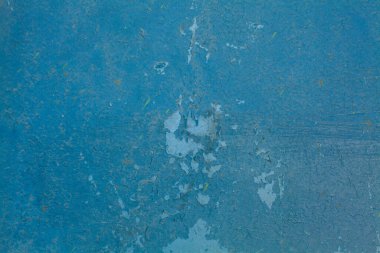 Blue concrete wall as background