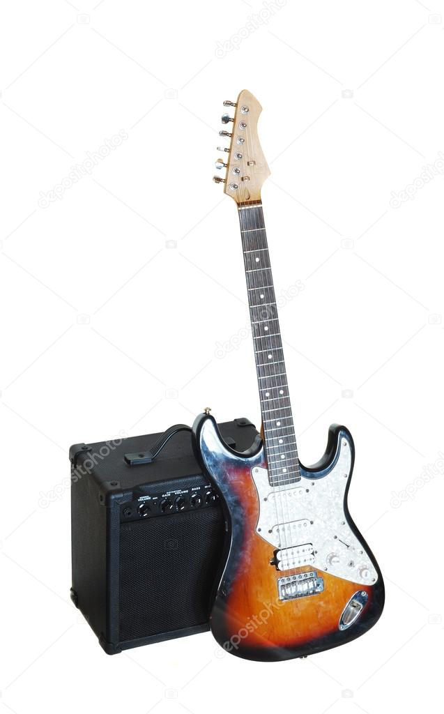 guitar and amplifier