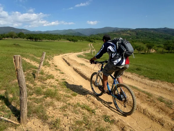 Montanha Bicicleta — Fotografia de Stock