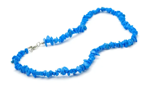 Modrý náhrdelník — Stock fotografie