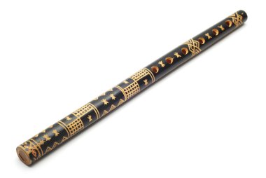 wooden flute clipart