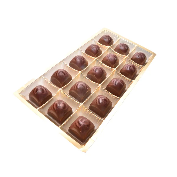 Caixa de chocolate — Fotografia de Stock