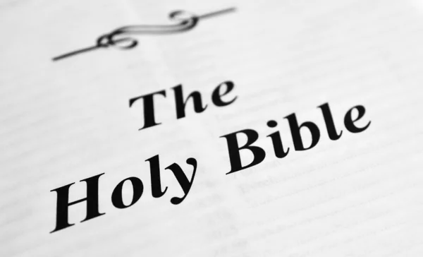 Die heilige Bibel — Stockfoto