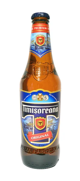 Timisoreana, rumänisches Bier — Stockfoto