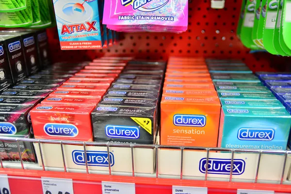 Prezerwatyw Durex — Zdjęcie stockowe