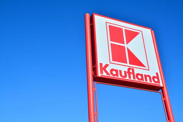 Kaufland bedrijfslogo — Stockfoto