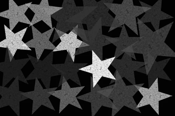 Stars at night grunge illustration — Stock Photo, Image