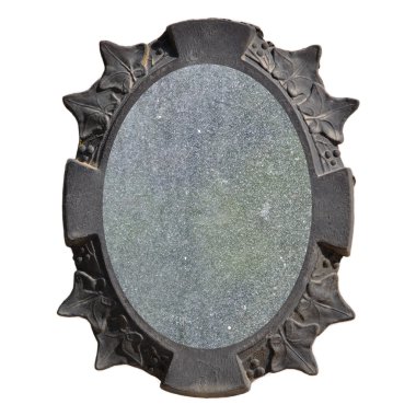 Vintage çerçeve yaprağı deseni