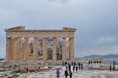 Parthenon Tapınağı restorasyon altında
