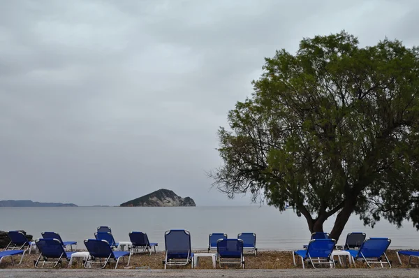 Leżaki na plaży keri — Zdjęcie stockowe