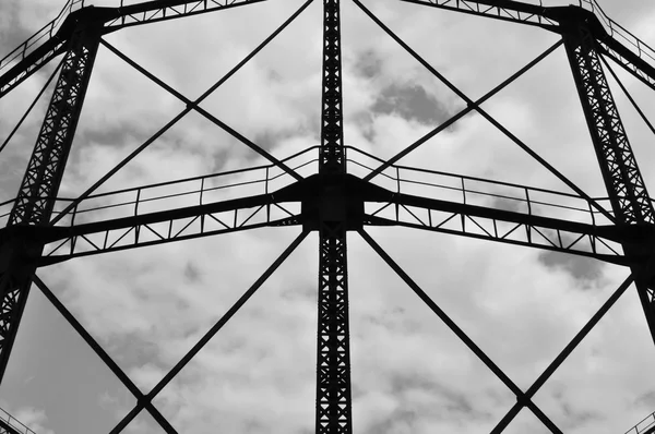 Industrial gasholder — Stock Photo, Image