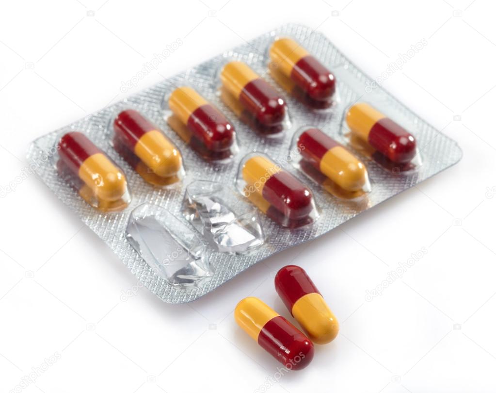 Blister pack of pills