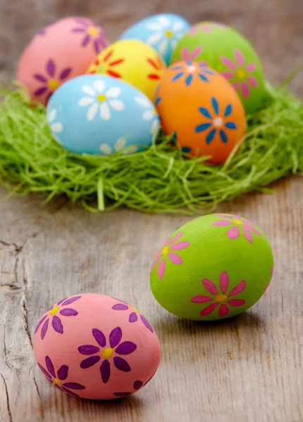 Colorful Easter eggs — Stock Photo, Image