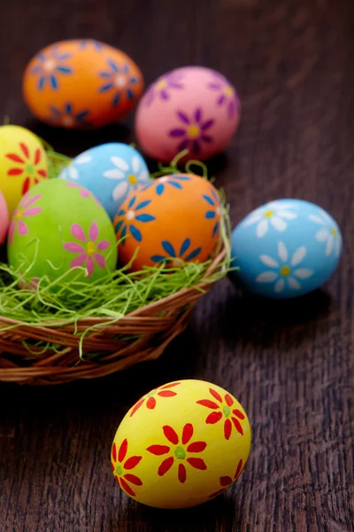 Colorful Easter eggs — Stock Photo, Image