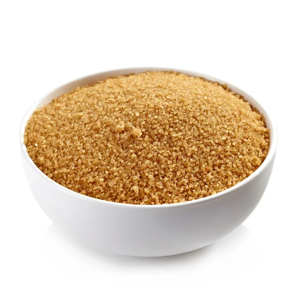 Ciotola di zucchero marrone — Foto Stock