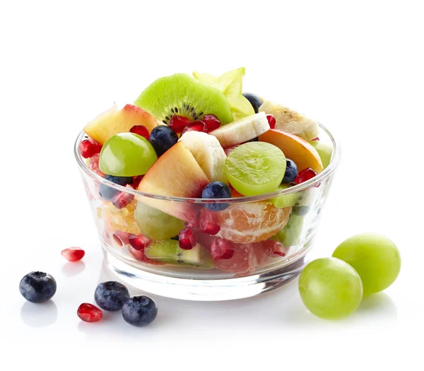 Salada de frutas frescas e saudáveis — Fotografia de Stock