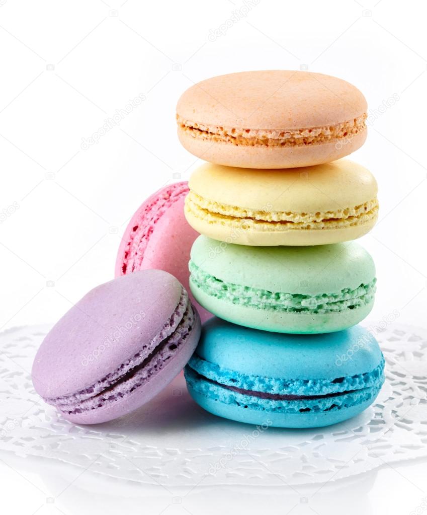 Colorful macaroons