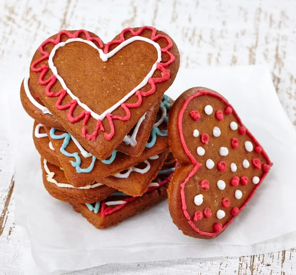 Biscuits colorés au pain d'épice — Photo