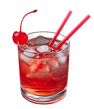 Kırmızı alkollü kokteyl