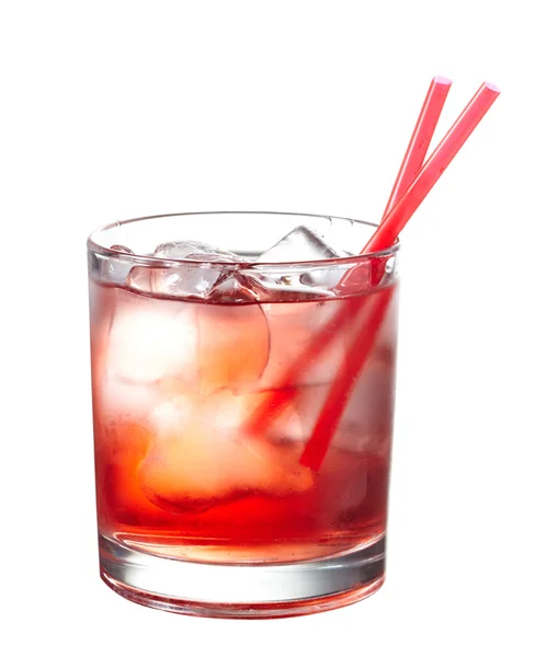 Cóctel alcohólico rojo — Foto de Stock
