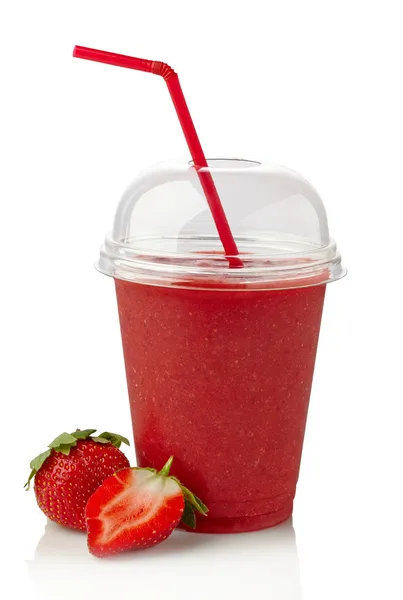 Aardbeiensmoothie — Stockfoto