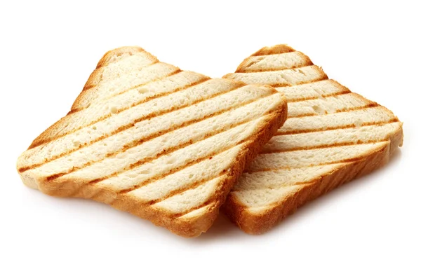 Zwei Scheiben Toastbrot — Stockfoto