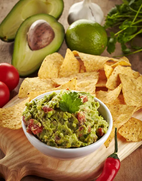 Guacamole kąpieli — Zdjęcie stockowe