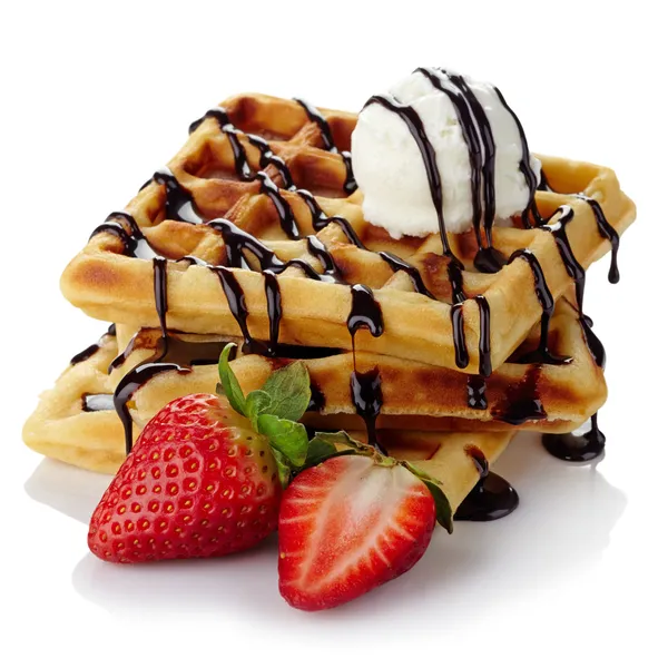 Belgium waffles — Stock Photo, Image