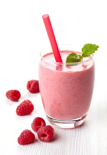 Himbeer-Smoothie — Stockfoto