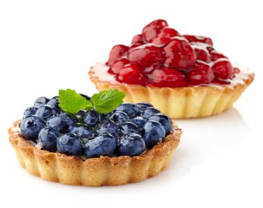 yaban mersini ve ahududulu tart